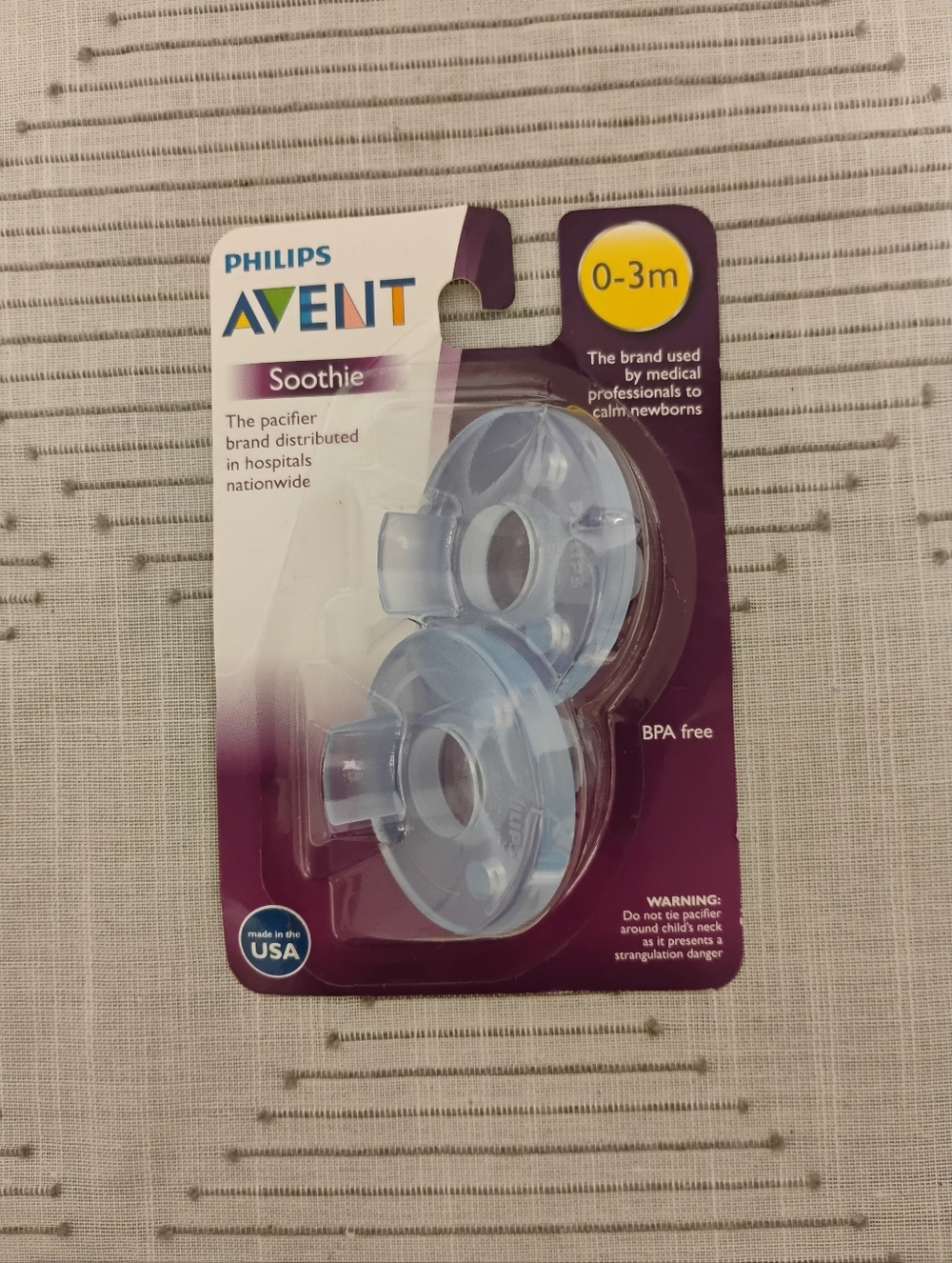 Philips AVENT Soothie Pacifiers 0-3m (Pair) 2018